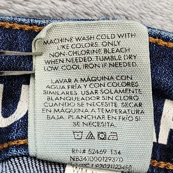 No Boundaries Jeans Womens 18 Blue Dark Wash High Rise Skinny Stretch Casual - Picture 6 of 12